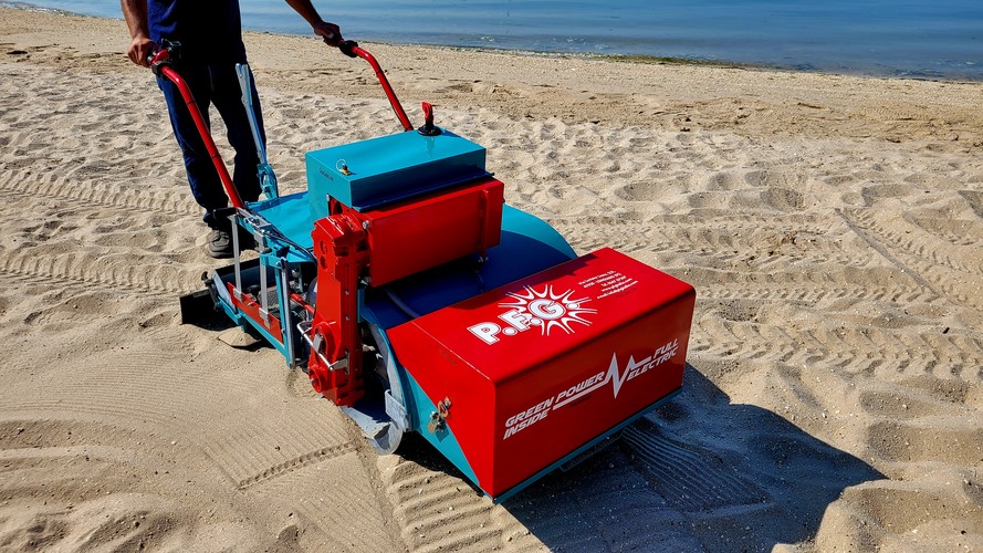 electric beach cleaner, fully electric beach cleaner, Bebot Robot not
